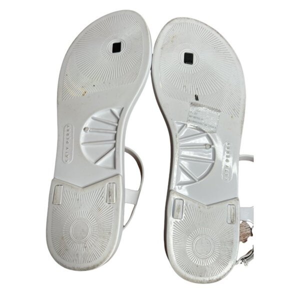 Katy Perry white and black bow sandals size 7 - Picture 2 of 2